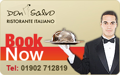 Don Salvo's Restaurant in Wolverhampton Don Salvo's Restaurant